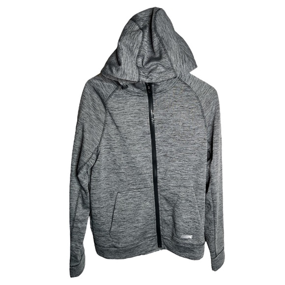 American Eagle Men’s Long Sleeve AE Active Flex  Gray Zip Up Jacket - Picture 1 of 7